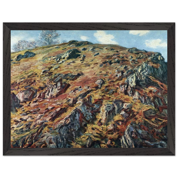 Study of Rocks by Claude Monet — Framed art print at Zephyeer