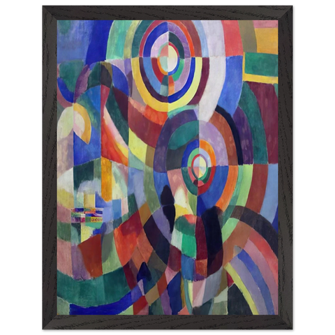 ELECTRIC PRISMS 1 by Sonia Delaunay — Framed art print at Zephyeer