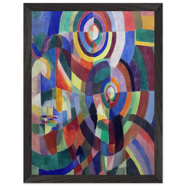 ELECTRIC PRISMS 1 by Sonia Delaunay — Framed art print at Zephyeer