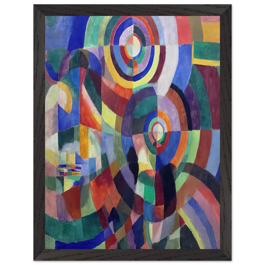 ELECTRIC PRISMS 1 by Sonia Delaunay — Framed art print at Zephyeer