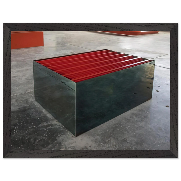 Untitled The Block - 1965 by Donald Judd — Framed art print at Zephyeer