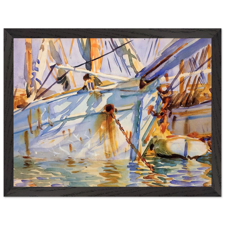 In a Levantine Port by John Singer Sargent — Framed art print at Zephyeer
