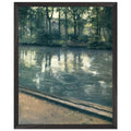 THE YERRES RAIN by Gustave Caillebotte — Framed art print at Zephyeer