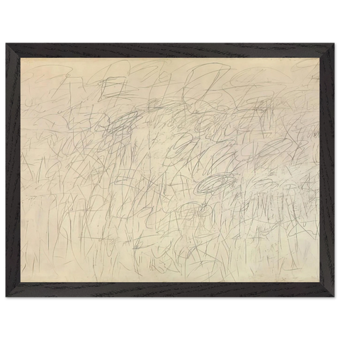 Academy by Cy Twombly — Framed art print at Zephyeer