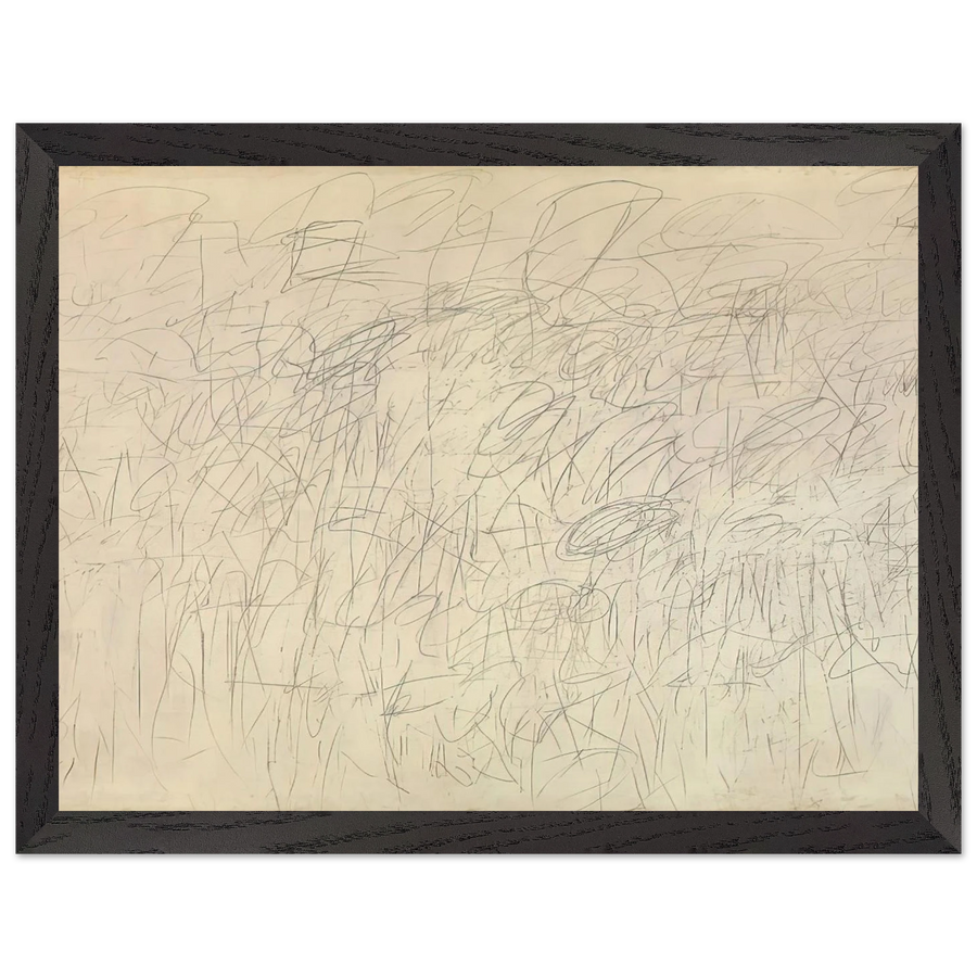 Academy by Cy Twombly — Framed art print at Zephyeer