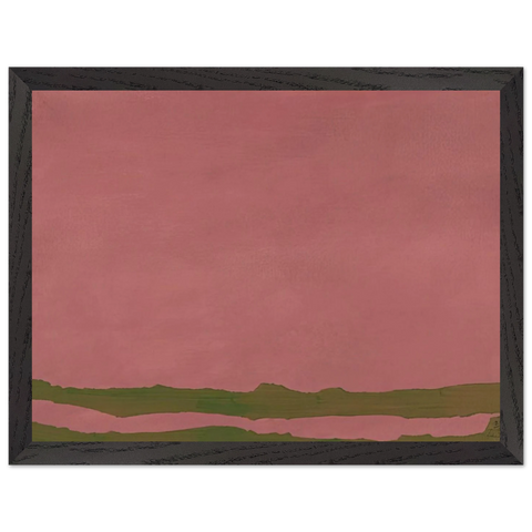 Green Likes Mauve - 1970 by Helen Frankenthaler — Framed art print at Zephyeer