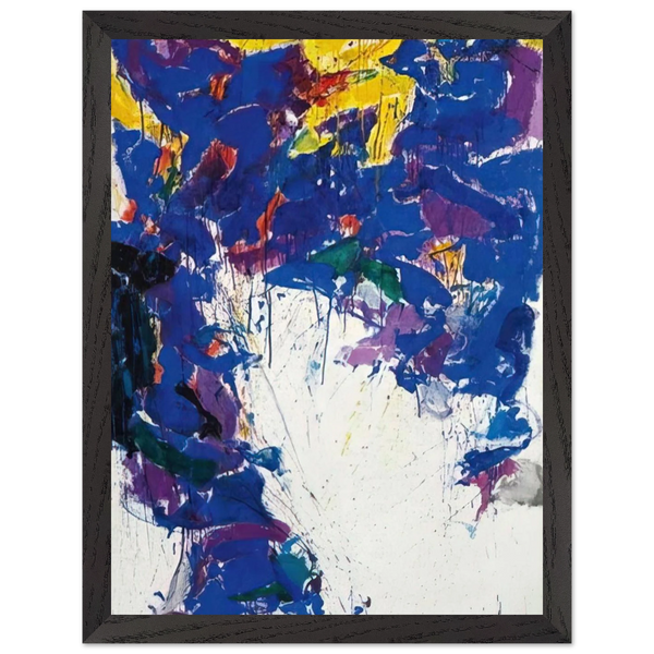 Violet Yellow and White by Sam Francis — Framed art print at Zephyeer