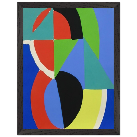 COMPOSITION 2 by Sonia Delaunay — Framed art print at Zephyeer