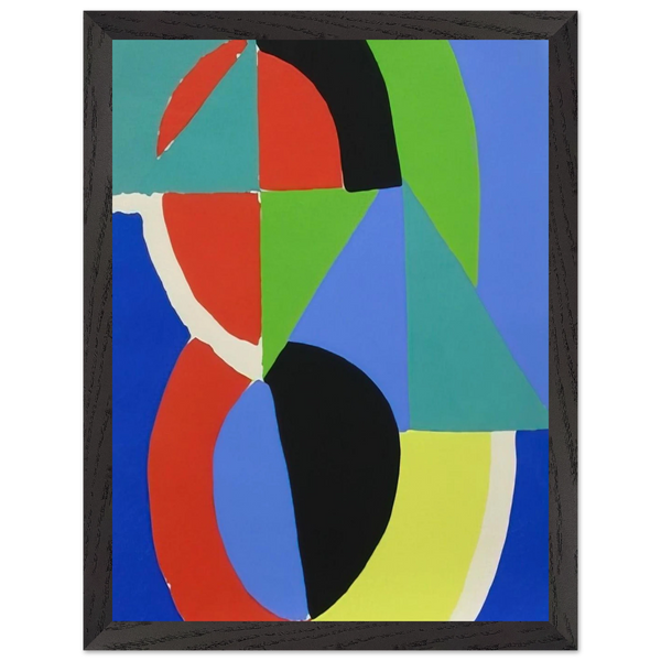COMPOSITION 2 by Sonia Delaunay — Framed art print at Zephyeer