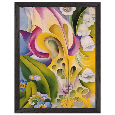 From the Old Garden No 2 by Georgia O'Keeffe — Framed art print at Zephyeer
