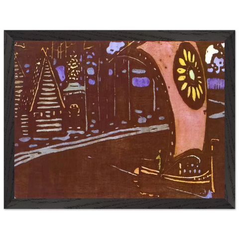 THE GOLDEN SAIL 1903 by Wassily Kandinsky — Framed art print at Zephyeer