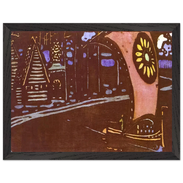 THE GOLDEN SAIL 1903 by Wassily Kandinsky — Framed art print at Zephyeer