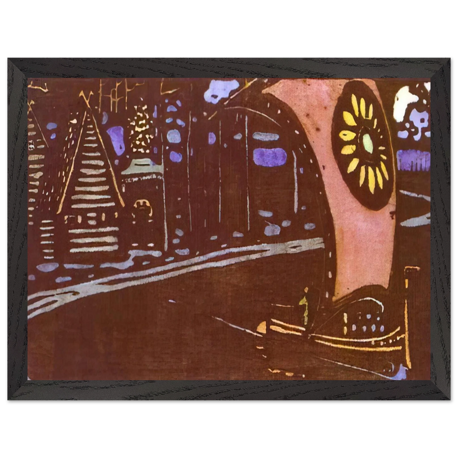 THE GOLDEN SAIL 1903 by Wassily Kandinsky — Framed art print at Zephyeer