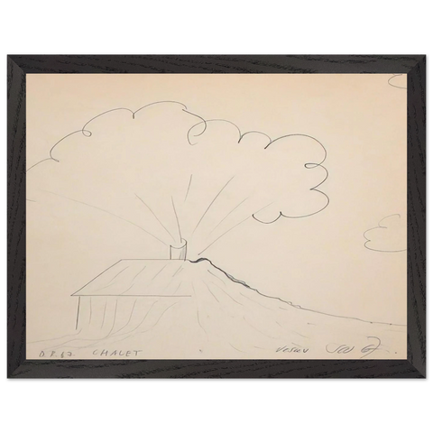 Chateau Vesuv - 1967 by Dieter Roth — Framed art print at Zephyeer