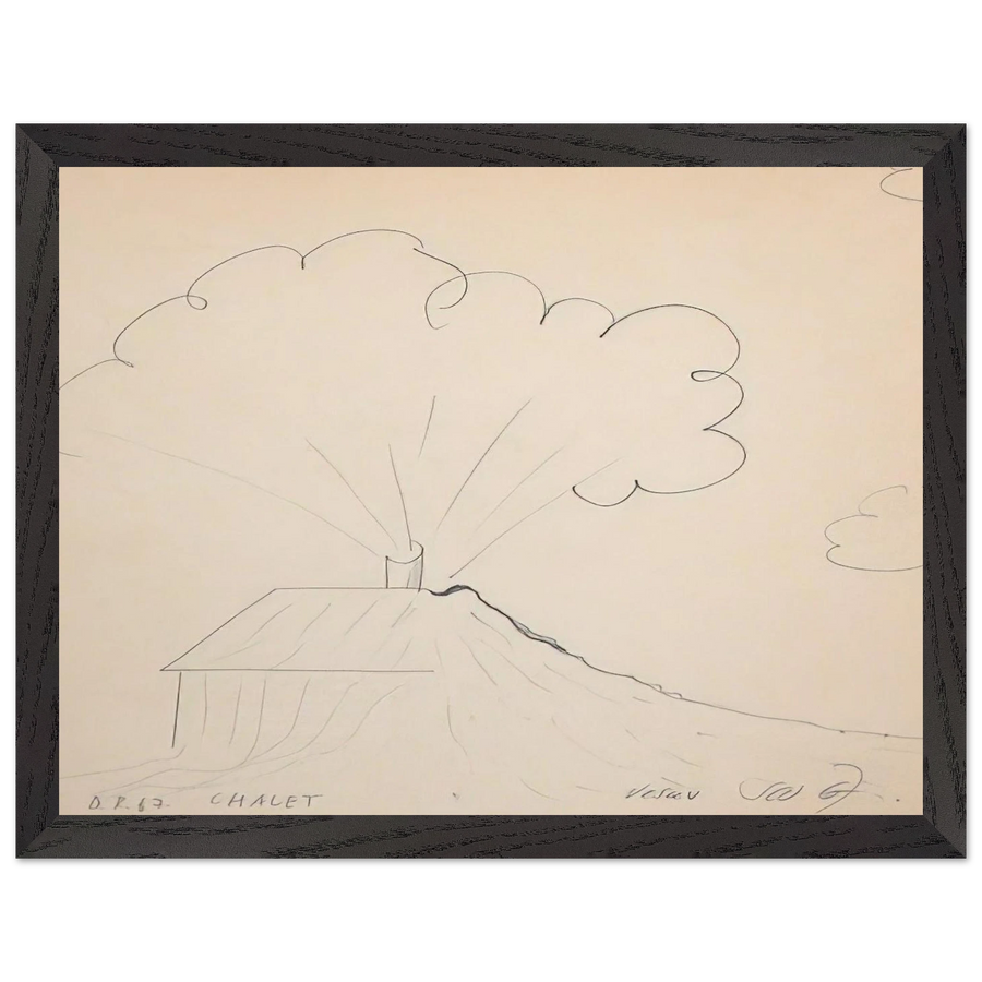 Chateau Vesuv - 1967 by Dieter Roth — Framed art print at Zephyeer