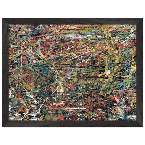 Untitled Composition by Jean-Paul Riopelle — Framed art print at Zephyeer