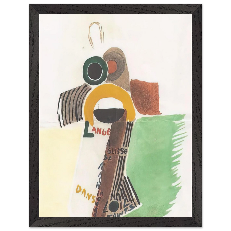ROBE POEME L ANGE A GLISSE 1922 by Sonia Delaunay — Framed art print at Zephyeer