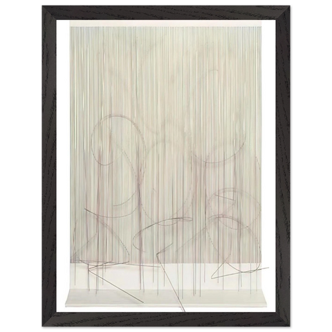 ESCRITURA ROSA PANTA by Jesus Rafael Soto — Framed art print at Zephyeer