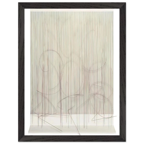 ESCRITURA ROSA PANTA by Jesus Rafael Soto — Framed art print at Zephyeer