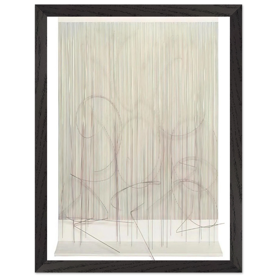 ESCRITURA ROSA PANTA by Jesus Rafael Soto — Framed art print at Zephyeer