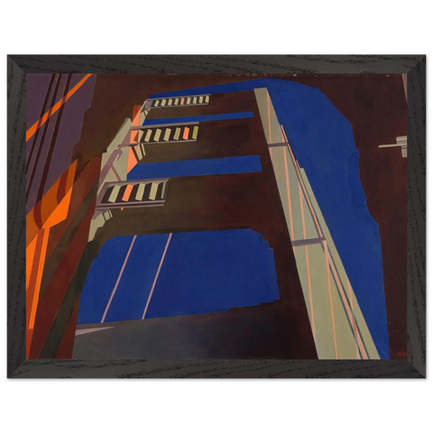 Golden Gate - 1955 by Charles Sheeler — Framed art print at Zephyeer