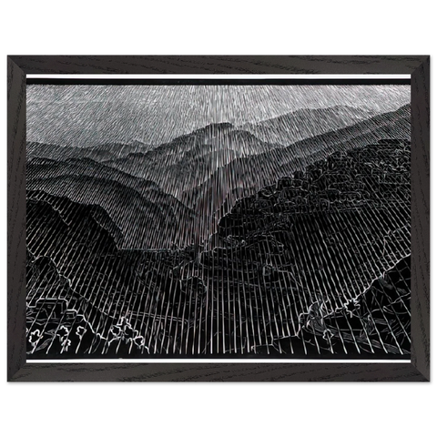 ROSSANO CALABRIA FEBRUARY 1931 1931 by MC Escher — Framed art print at Zephyeer