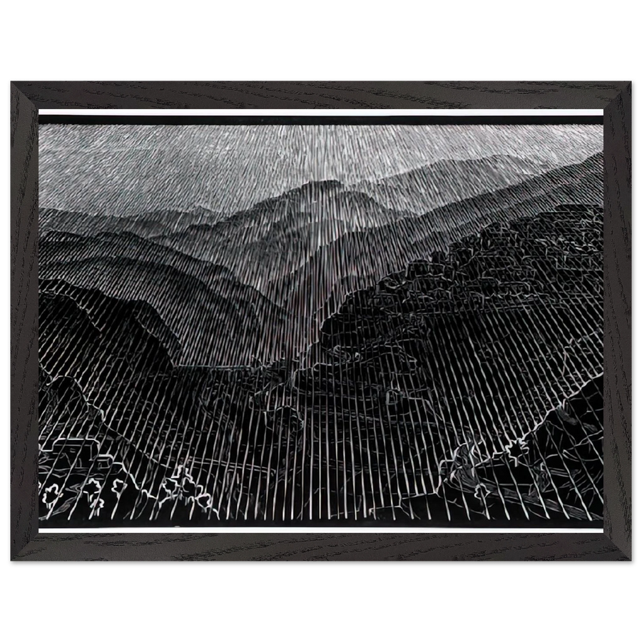 ROSSANO CALABRIA FEBRUARY 1931 1931 by MC Escher — Framed art print at Zephyeer