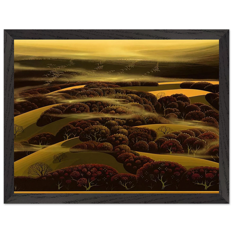 When the Fog Rolls In by Eyvind Earle — Framed art print at Zephyeer