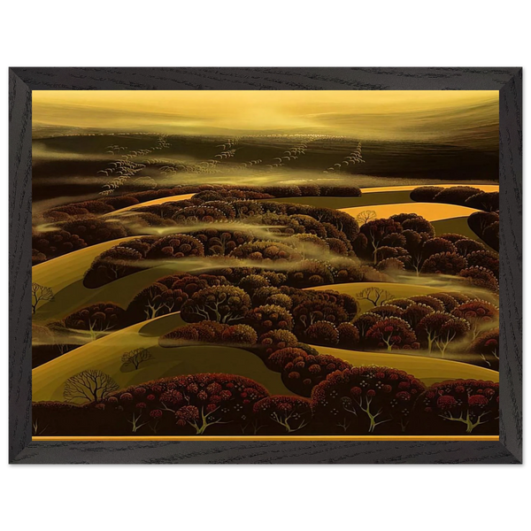 When the Fog Rolls In by Eyvind Earle — Framed art print at Zephyeer