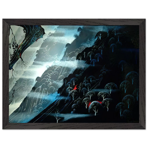 Coastline Fogl by Eyvind Earle — Framed art print at Zephyeer
