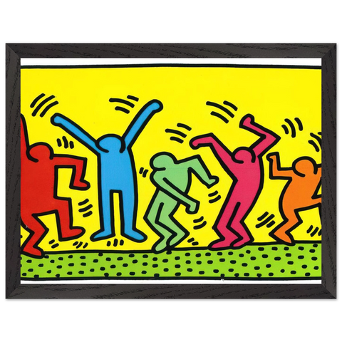 UNTITLED DANCE 1987 by Keith Haring — Framed art print at Zephyeer