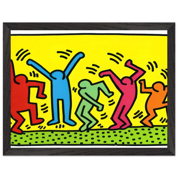 UNTITLED DANCE 1987 by Keith Haring — Framed art print at Zephyeer