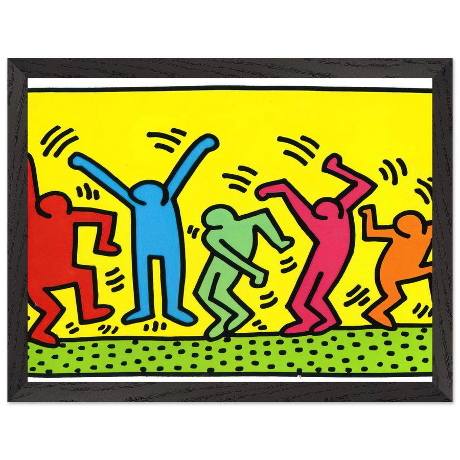 UNTITLED DANCE 1987 by Keith Haring — Framed art print at Zephyeer