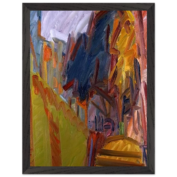 ALBERO DI FRONTE by Frank Auerbach — Framed art print at Zephyeer