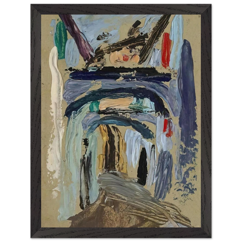 GASSE MIT TORBOGEN by Gabriele Munter — Framed art print at Zephyeer
