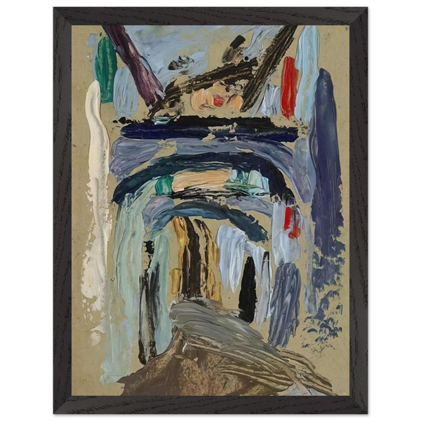 GASSE MIT TORBOGEN by Gabriele Munter — Framed art print at Zephyeer