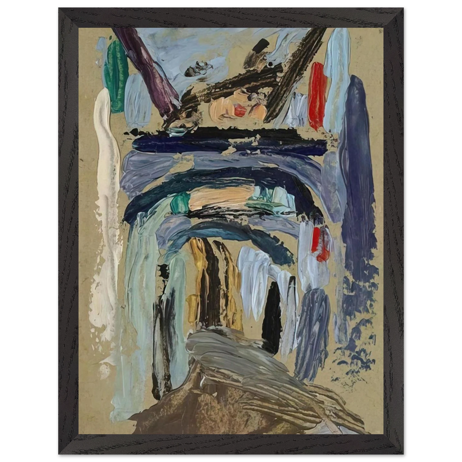 GASSE MIT TORBOGEN by Gabriele Munter — Framed art print at Zephyeer