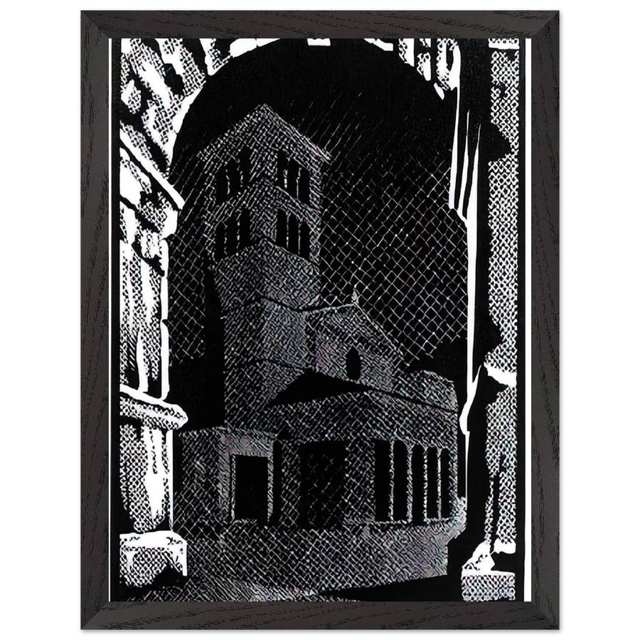 NOCTURNAL ROME 3 by MC Escher — Framed art print at Zephyeer