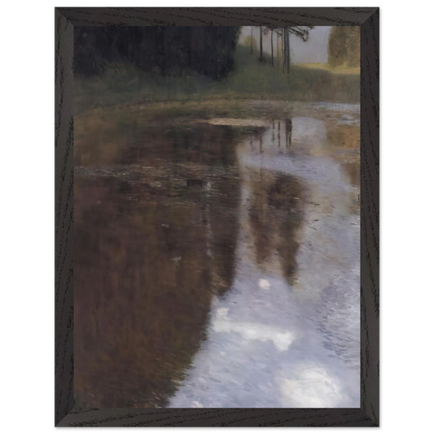 QUIET POND IN THE PARK OF APPEAL by Gustav Klimt — Framed art print at Zephyeer