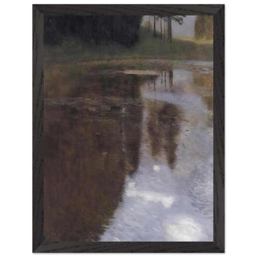 QUIET POND IN THE PARK OF APPEAL by Gustav Klimt — Framed art print at Zephyeer
