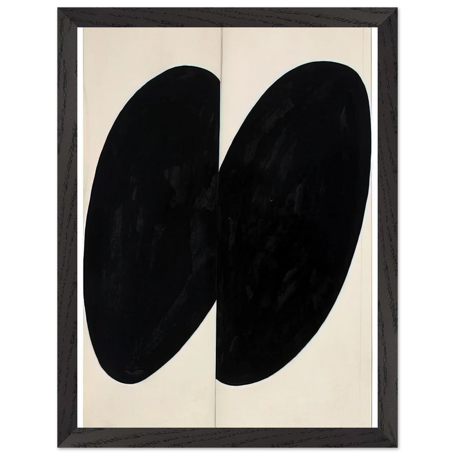 Black Forms by Ellsworth Kelly — Framed art print at Zephyeer