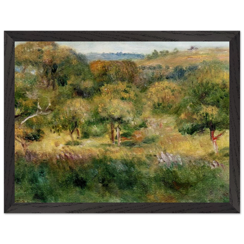 The Edge of the Forest in Brittany by Pierre-Auguste Renoir — Framed art print at Zephyeer