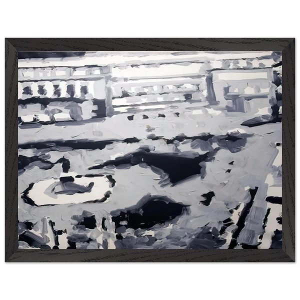 TOWNSCAPE M6 1968 by Gerhard Richter — Framed art print at Zephyeer