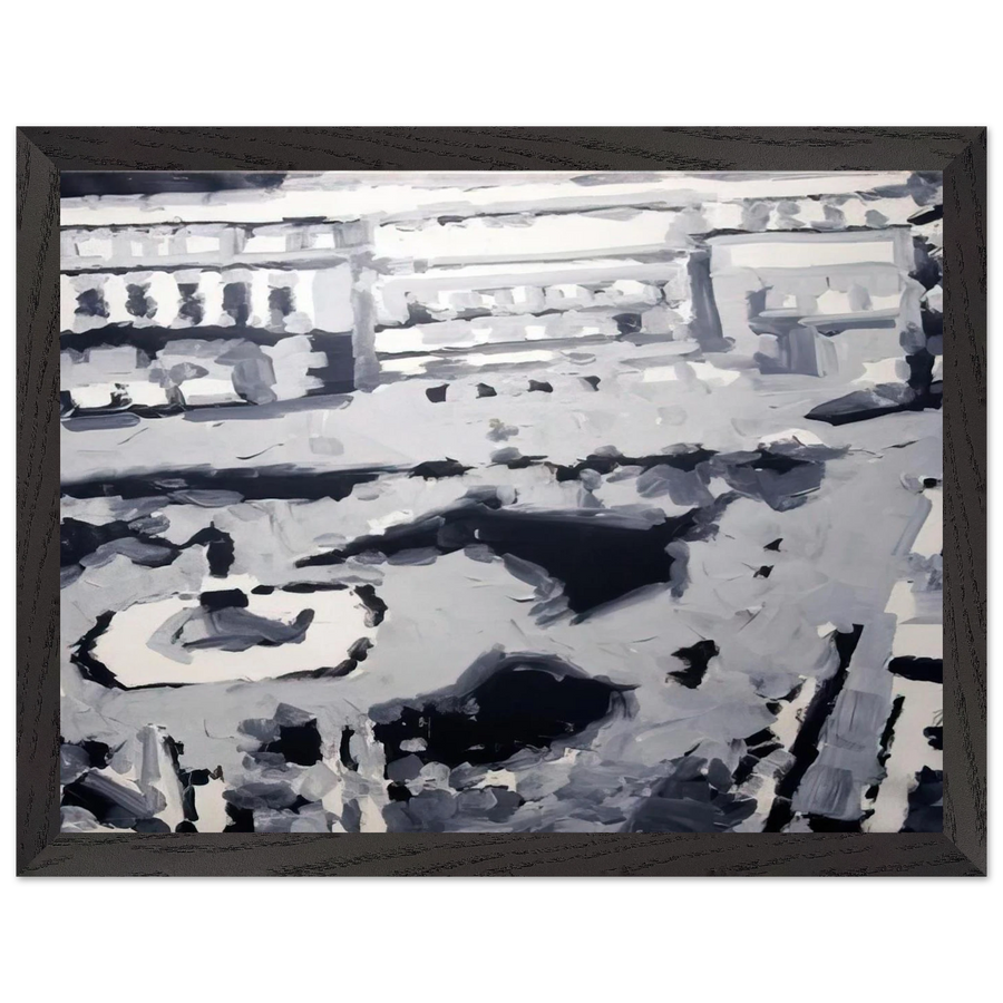 TOWNSCAPE M6 1968 by Gerhard Richter — Framed art print at Zephyeer