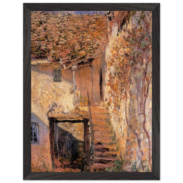 The Steps by Claude Monet — Framed art print at Zephyeer