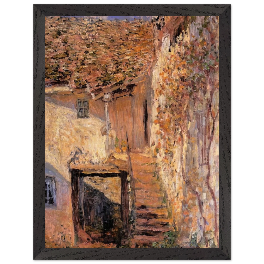 The Steps by Claude Monet — Framed art print at Zephyeer