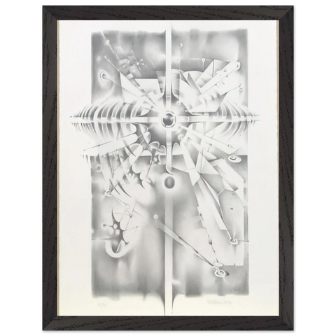 UNTITLED FROM THE ATELIER PROJECT 1986 by Lee Bontecou — Framed art print at Zephyeer