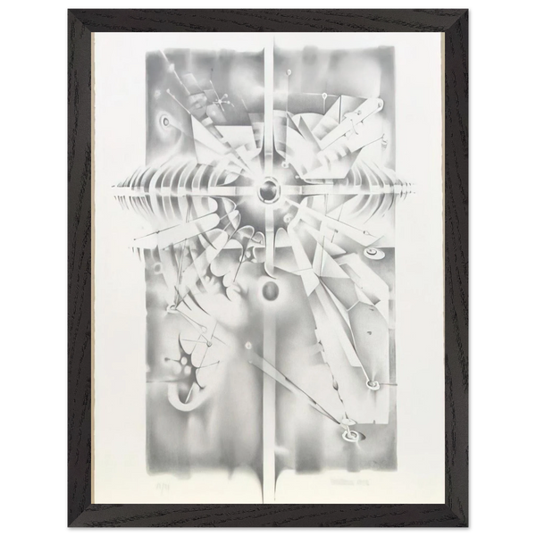 UNTITLED FROM THE ATELIER PROJECT 1986 by Lee Bontecou — Framed art print at Zephyeer