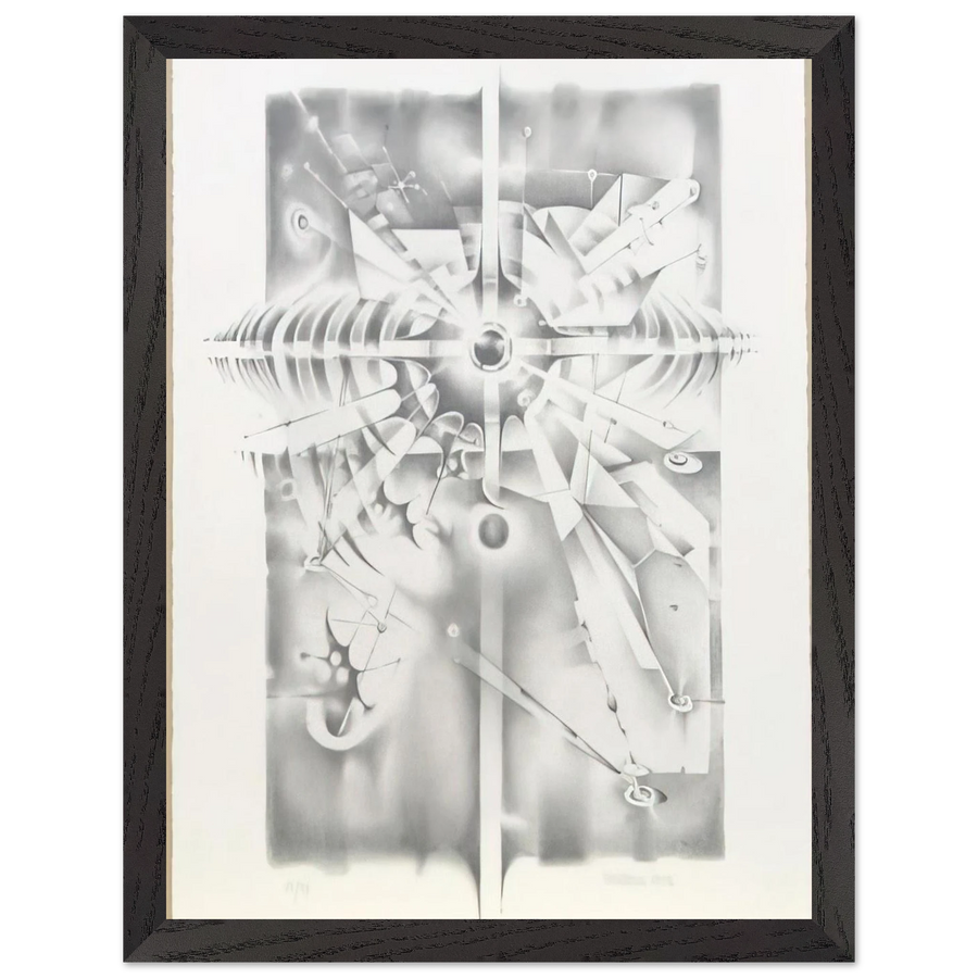 UNTITLED FROM THE ATELIER PROJECT 1986 by Lee Bontecou — Framed art print at Zephyeer