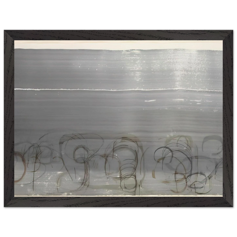 New River Watercolor, Series IV, No. 6 - 1988 by John Cage — Framed art print at Zephyeer